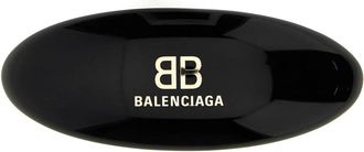 Balenciaga Logo Resin Hair Clip - Dames - Haaraccessoires - Zwart - ONE Size - Accessoires
