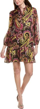 Adrianna Papell Long Sleeve Mini Dress