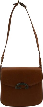 Gucci Gucci Vintage leren schoudertas met G-sluiting