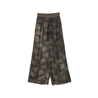 Uma Wang Wide Trousers, female, Black, Size: S Pansy Trousers