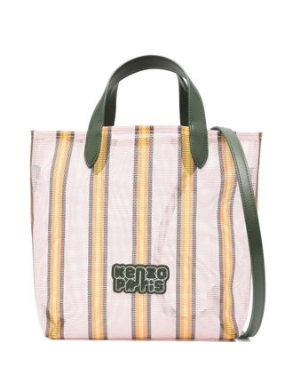 Kenzo small Coast Lines tote bag - women - PVC/Polyester - One Size - Pink