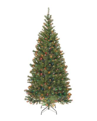 National Tree Company 7.5 Aspen Spruce Hinged Tree