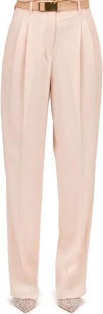 Max Mara Neottia Cady Broek - Dames - Broeken - Beige - XS - Polyester - Broeken