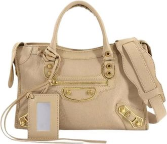 Balenciaga Pre-owned Handbags, female, Beige, Size: ONE SIZE Pre-owned 432831 Handbag