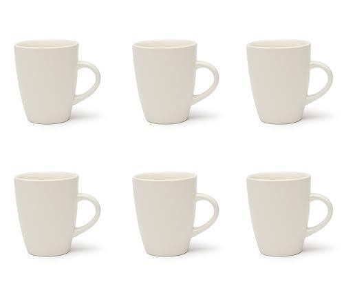 Excèlsa Weiße Tee-Obertasse – Aus Keramik, 230 Ml, Spülmaschinen- & Mikrowellengeeignet