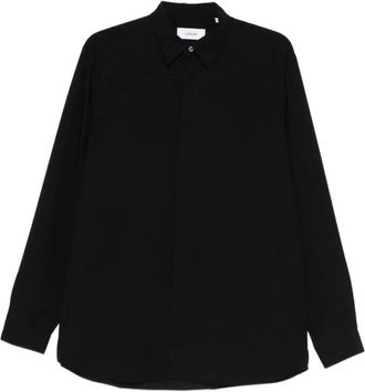 Lardini Casual Shirt - Heren - Casual Overhemden - Zwart - XL - Overhemden