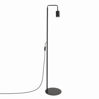 Sollux Lighting L&aacute;mpara de pie negro aluminio alt. 160 cm