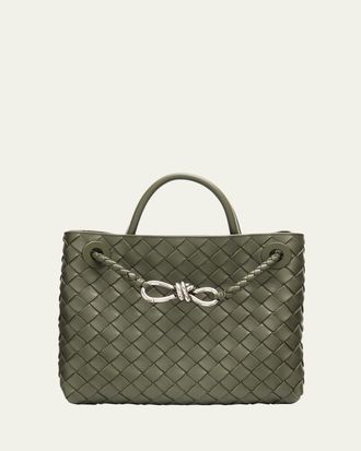 Bottega Veneta Andiamo Small Leather Top-Handle Bag