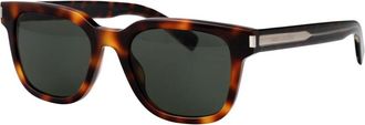 Saint Laurent Stijlvolle zonnebril SL 711 - Heren - Zonnebrillen - Bruin - 52 MM - Accessoires