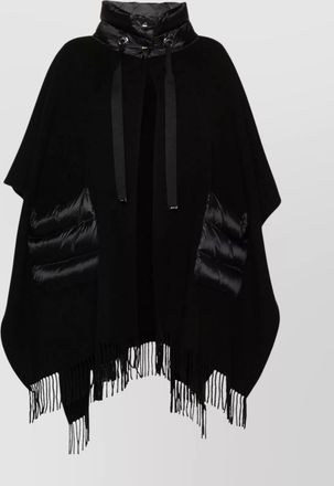 Herno wool and nylon cape