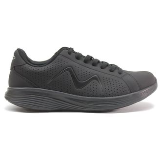 Mbt M800 Synthetic Leather Womens Lace Up Trainers - Black - Size:UK 4.5