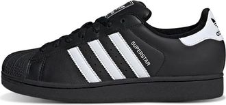 adidas Superstar 2 - Heren - Skateschoenen - Zwart - 36 2/3 EU - Leer - Fitness