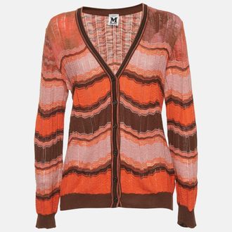 M Missoni Multicolour Knitted Cardigan