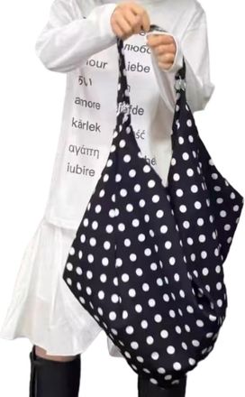 Generic NYSDM Vintage Plaid Canvas Tote Women Large Capacity Fashion Travel Shoulder Bag for Work Shopping Aesthetic Designer