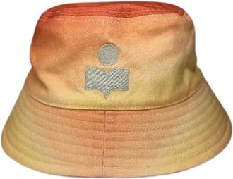 Isabel Marant Pre-owned Katoenen Hoed - unisex - Vintage Accessoires - Oranje - ONE Size - Katoen - Vintage