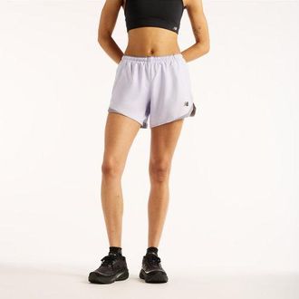 New Balance Donna RC Essential Short 5 in Viola, Politessuto, Taglia M