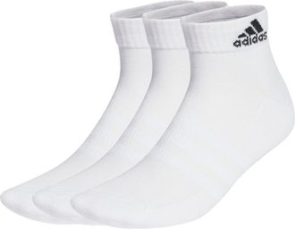 adidas Cushioned Sportswear Ankle Socks 3 Pairs White HT3441