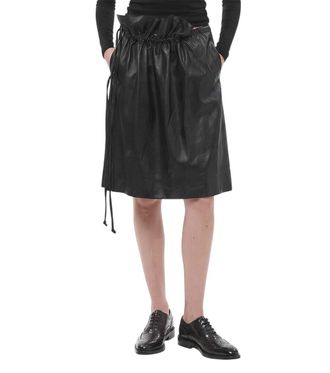 Stella McCartney Black Solid Knee Length Skirt