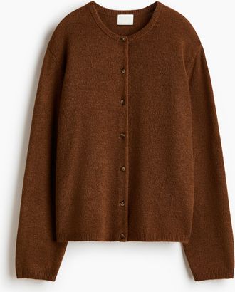 H&M Cardigan in lockerer Passform - Beige