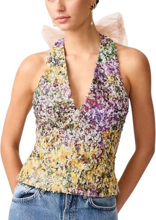 Elliatt Arden Halter Top In Multi