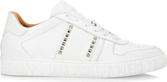 Philipp Plein stud-embellished low-top sneakers - unisex - Leather - 36 - White