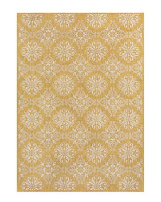 Jonathan Y Designs Jonathan Y Amora Traditional Mediterranean Tile Design Indoor/Outdoor Area Rug