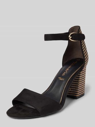 Tamaris Tamaris Sandalette mit Blockabsatz in Black, Gr&ouml;&szlig;e 40