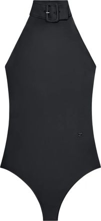 Courr&egrave;ges Body con fibbia - Nero