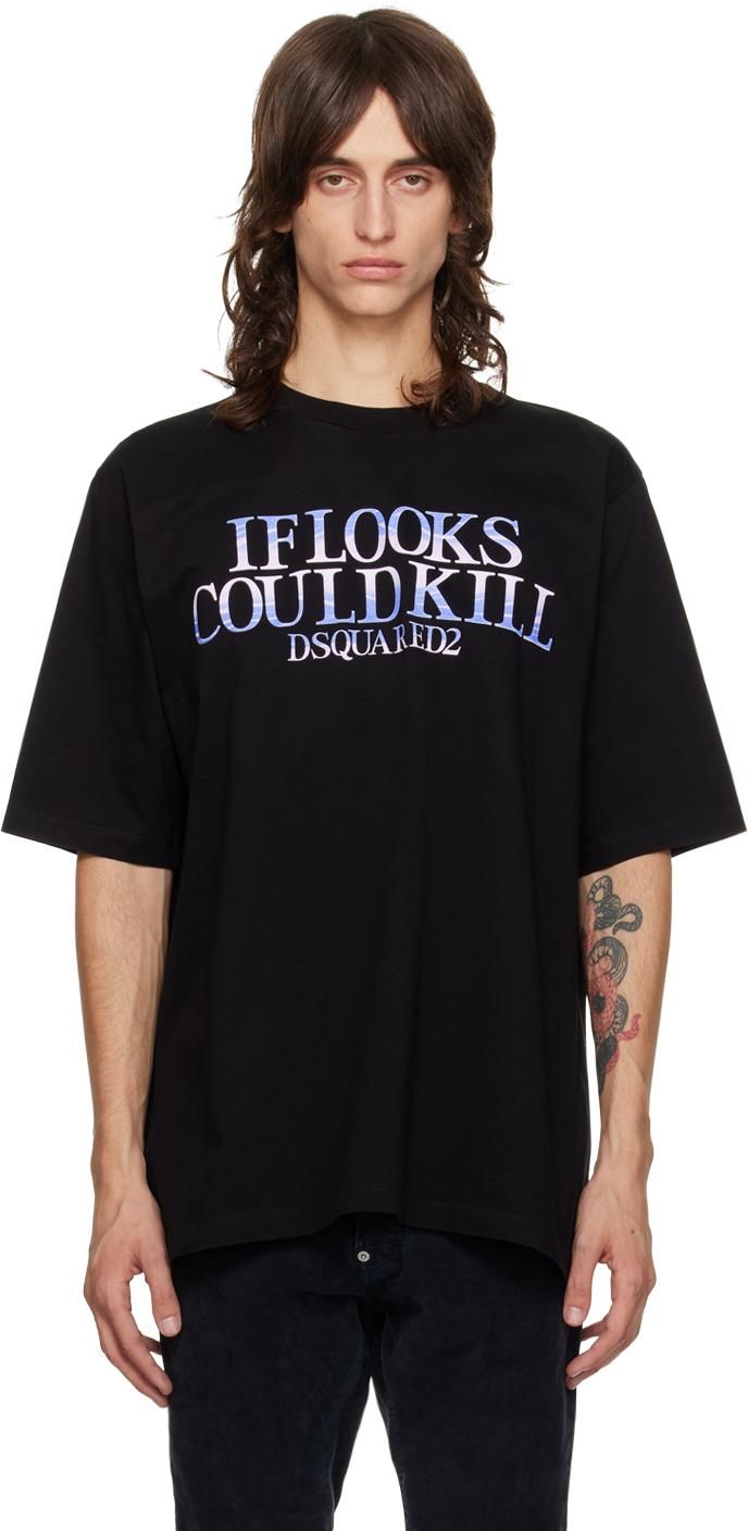 Dsquared2 Loose Fit Sponge Patch T-Shirt Dsquared2 T-Shirts