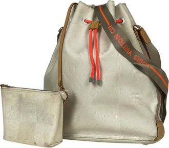 Louis Vuitton Damier Geant White Damier Geant Shoulder Bag (Pre-Owned)