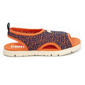 Camper Girls Mira Sandals In Blue/orange