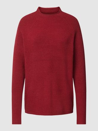 Soyaconcept Strickpullover mit Stehkragen Modell KANITA in Bordeaux, Größe S