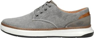 Skechers Moreno - Ederson Veterschoenen - Heren - Veterschoenen - Grijs - 41 EU - Schoenen