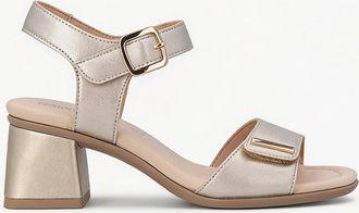 Remonte Womens Remonte D1K54 Womens Ankle Strap Sandals Pale Gold - Size: 7.5