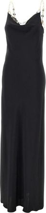 Paco Rabanne Maxi Kleedjes - Dames - Maxi kleedjes - Zwart - L - Kleedjes