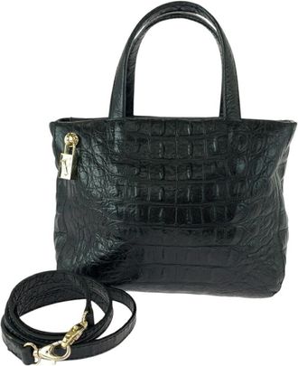 Furla Embossed Leather 2way Shoulder Handbag