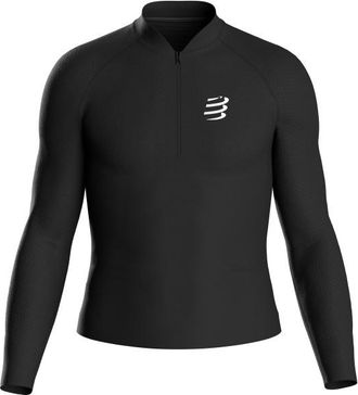 Compressport 3D Thermo Merino L/S Top Laufshirt - Unisex | schwarz