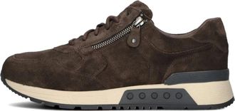 Greve Schoenen, Heren, Bruin, 44 EU, Wol, Beige Sneakers voor Heren