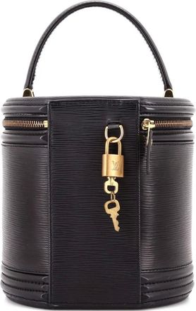 Louis Vuitton Cannes Beauty Case Epi Leather satchel - Nero