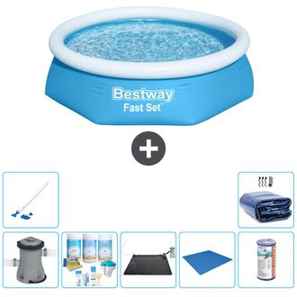 Bestway Piscina Bestway Fast Set Redonda - 244x61 Cm - 8-piezas S21405