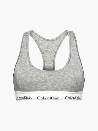 Calvin Klein Bralette - Modern Cotton - Calvin Klein - Grey - Women - XS