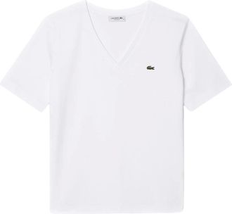 Lacoste Donna, Top, Bianco, M, new