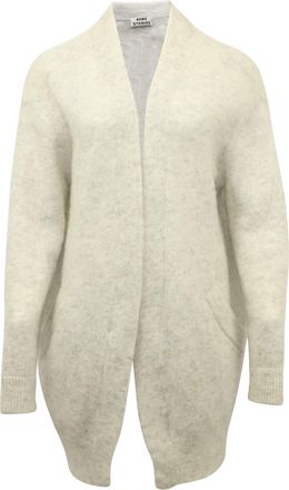 Acne Studios Acne Studios Raya Cardigan in cr&egrave;mekleurige wol