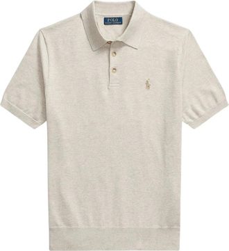 Ralph Lauren Polo Shirt - Heren - Polos - Beige - L - Tops