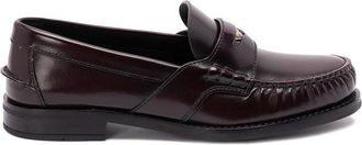 Prada Brushed Leather Loafers