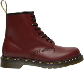 Dr. Martens 1460 Boot - Heren - Veterlaarzen - Rood - 44 EU - Leer - Schoenen