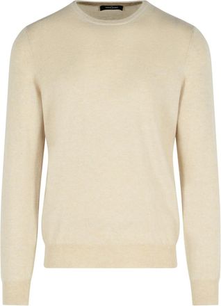 Gran Sasso Light Beige Cashmere Sweater