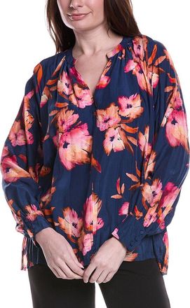 Go Silk Gosilk V-Neck Silk Top