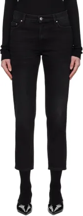 ボトムスその他 RE/DONE Black cropped trousers Re/Done Re/Done Black Cropped Trousers from $196.00 - on