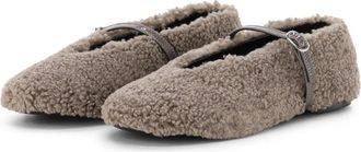 Fabio Rusconi Mary-Jane Ballerinas - Dames - Ballerinas - Bruin - 41 EU - Leer - Schoenen